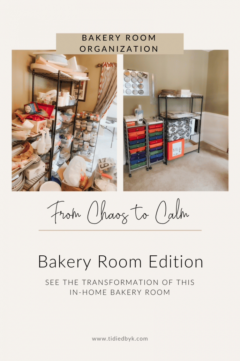 Bakery Room Transformation & A Few Tips to Organize Your Craft Room