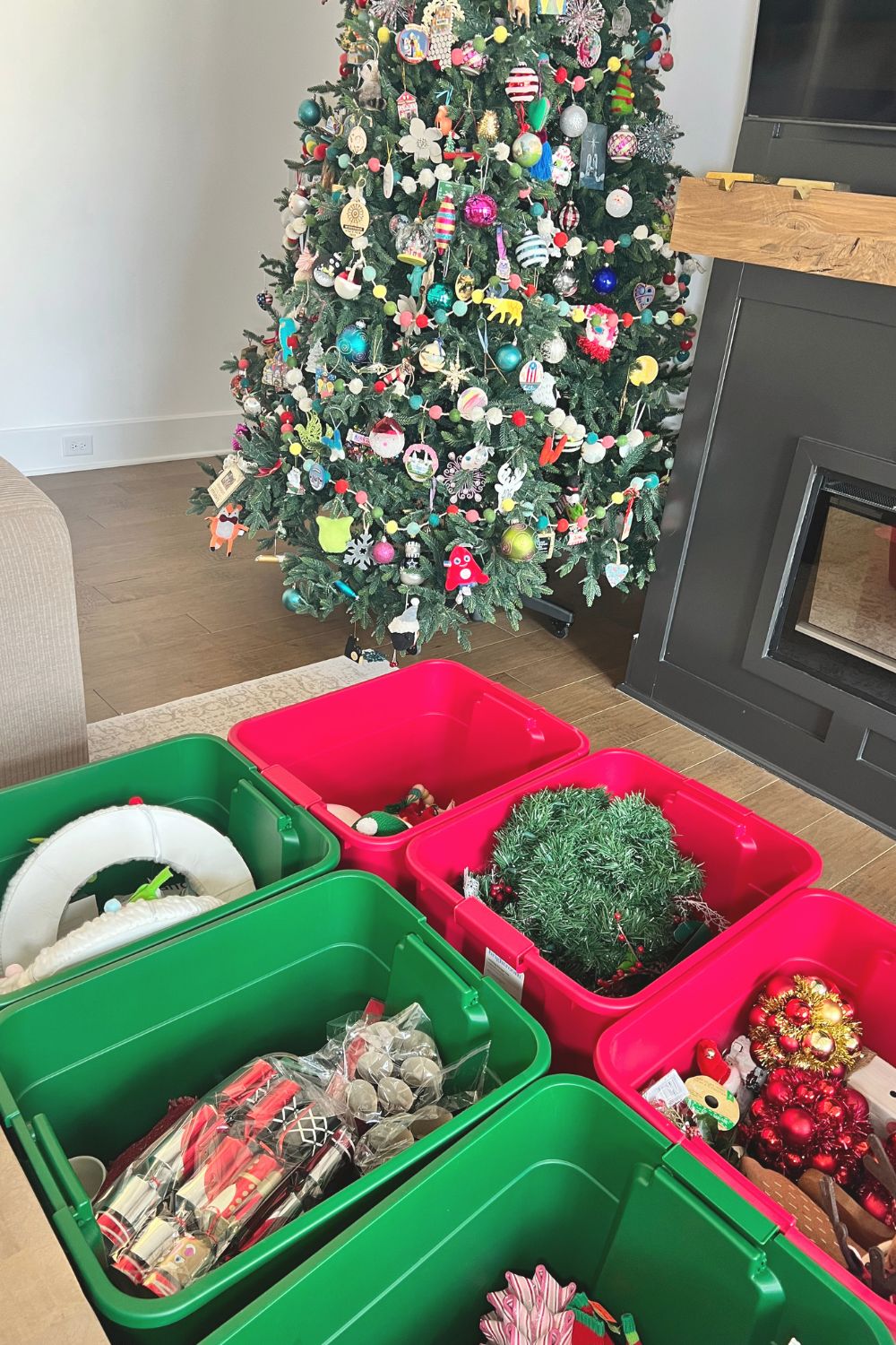 Professional Organizer Atlanta, GA Seasonal Decor Storage